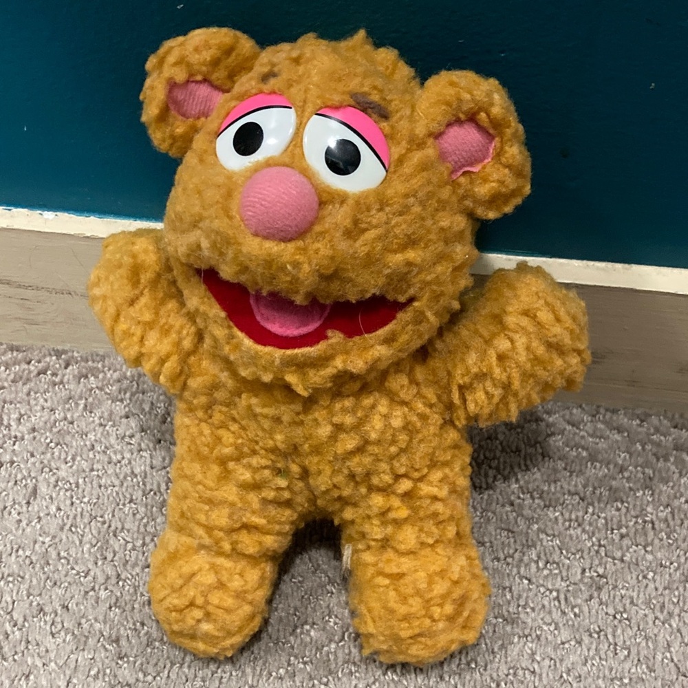 Vintage 1987 baby fonzie the muppets plush Toy